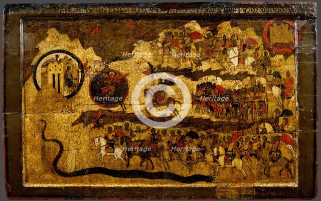 Blessed Be the Host of the King of Heaven, 16th century. Artist: Russian icon  