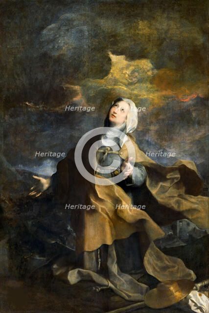 Blessed Michelina of Pesaro, 1606. Creator: Barocci, Federigo (1528-1612).