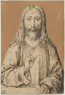 Blessing Christ, c1470. Creator: Martin Schongauer