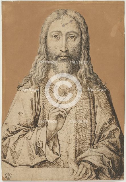 Blessing Christ, c1470. Creator: Martin Schongauer.