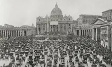 Blessing of Pope Leo XIII, Saint Peter's Square, Vatican City, Rome, Holy Week, 1898. Creator: Unknown