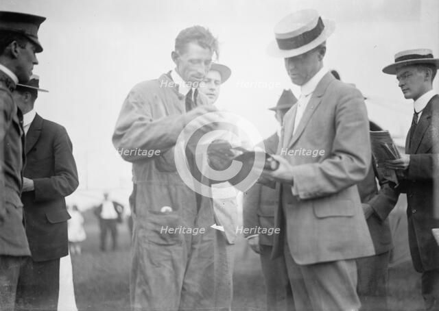 Bleriot Airplane, C. Murvin Wood, 1911. Creator: Harris & Ewing.