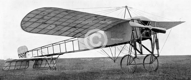 Bleriot monoplane used by the British army, 1914. Artist: Unknown