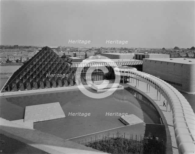 Bletchley Leisure Centre, Bletchley, Bletchley and Fenny Stratford, Milton Keynes, 30/07/1975. Creator: Unknown.