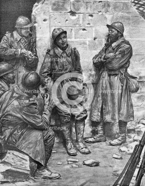 'Bleuet et Briscards; L'illustration Samedi 9 Septembre 1916', 1916. Creator: J Simont.