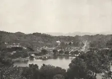 Blick auf den See von Kandy von Greory-Road nach NNW 1926