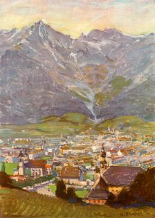 Blick Vom Berg Isel Auf Innsbruck (View From Bergisel of Innsbruck), c1929. Creator: Unknown