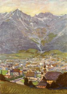 Blick Vom Berg Isel Auf Innsbruck (View From Bergisel of Innsbruck), c1929. Creator: Unknown