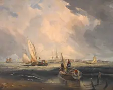Bligh Sands, Sheerness, unknown date, c1815-1867. Creator: Clarkson Stanfield