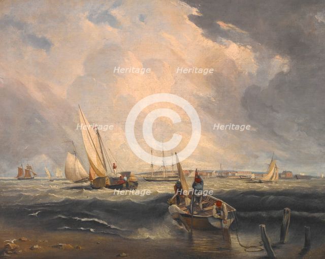 Bligh Sands, Sheerness, unknown date, c1815-1867. Creator: Clarkson Stanfield.