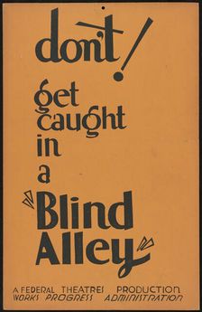 Blind Alley, [193-]. Creator: Unknown
