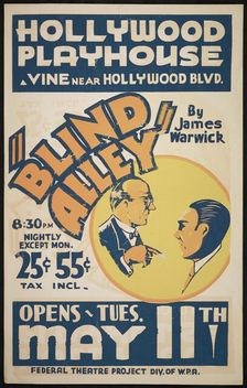 Blind Alley, Los Angeles, [193-]. Creator: Unknown