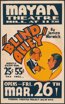 Blind Alley, Los Angeles, 1937. Creator: Unknown