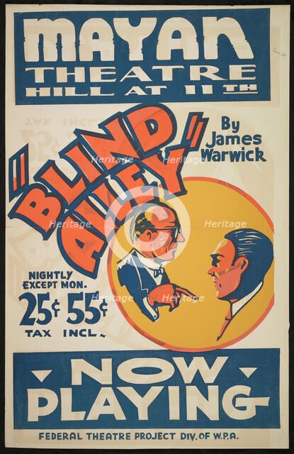 Blind Alley, Los Angeles, 1937. Creator: Unknown.