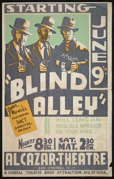 Blind Alley, San Francisco, 1937. Creator: Unknown