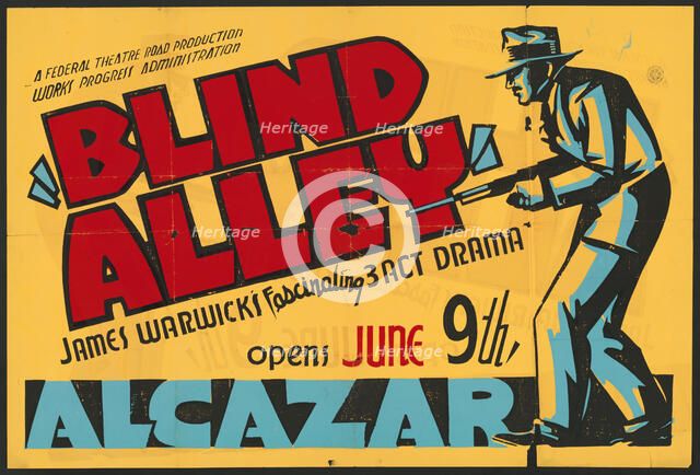 Blind Alley, San Francisco, 1937. Creator: Unknown.