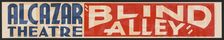 Blind Alley, San Francisco, [193-]. Creator: Unknown