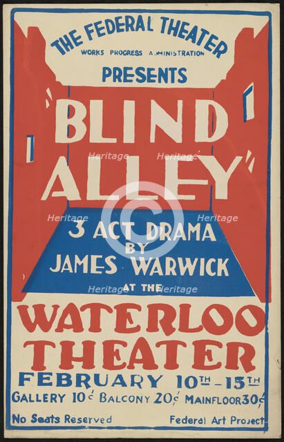Blind Alley, Waterloo, IA, 1937. Creator: Unknown.
