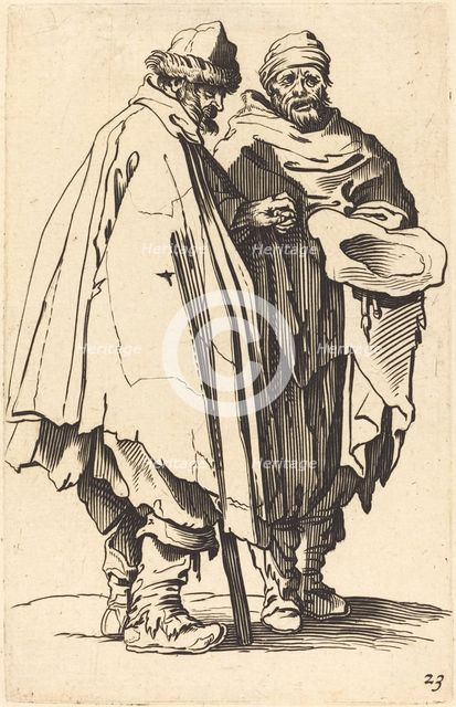 Blind Beggar and Companion. Creator: Unknown.