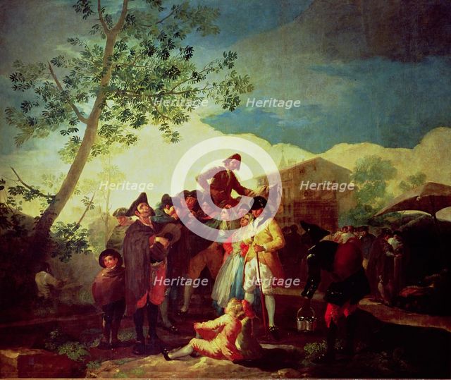 Blind Guitarist', 1778, by Francisco de Goya.