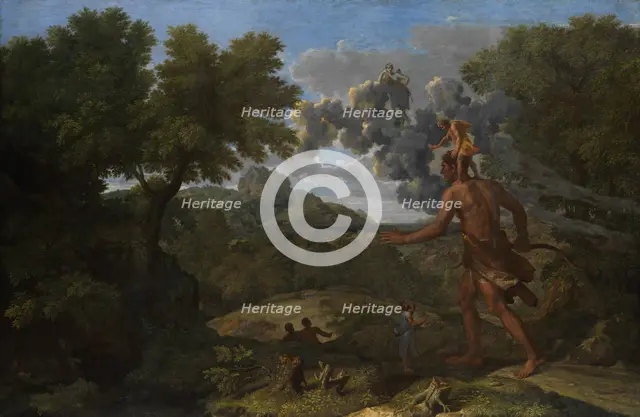 Blind Orion Searching for the Rising Sun, 1658. Creator: Nicolas Poussin.