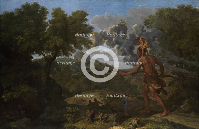 Blind Orion Searching for the Rising Sun, 1658. Creator: Nicolas Poussin.