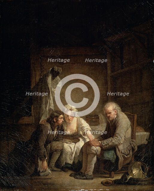 'Blind Man Deceived', c1755. Artist: Jean-Baptiste Greuze