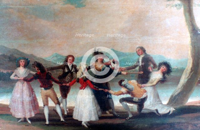 'Blind Man's Buff', 1788-1789. Artist: Francisco Goya