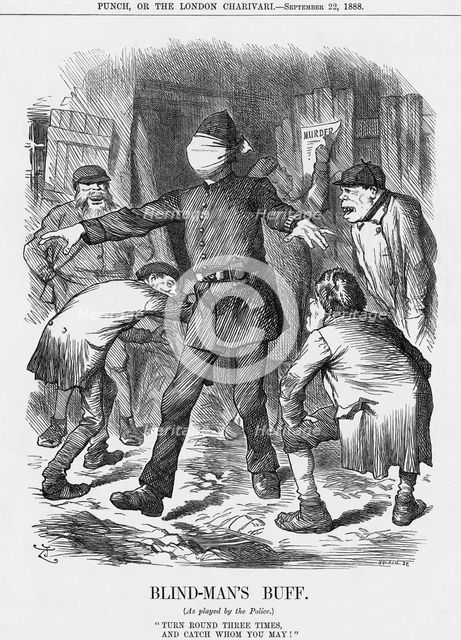 'Blind-Man's Buff', 1888. Creator: Joseph Swain.