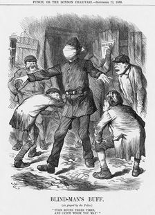 Blind-Man's Buff 1888. Creator: Joseph Swain