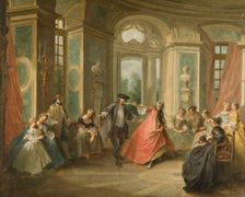 Blind Man's Buff, c18th century. Creator: Nicolas Lancret