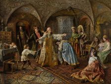 Blind Man's Bluff. Creator: Makovsky, Konstantin Yegorovich (1839-1915)