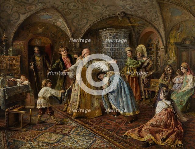 Blind Man's Bluff. Creator: Makovsky, Konstantin Yegorovich (1839-1915).