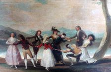 Blind Man's Buff 1788-1789. Artist: Francisco Goya