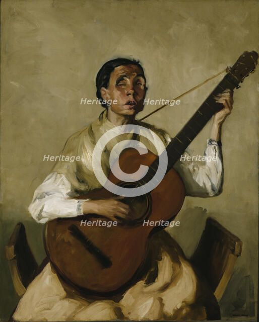 Blind Spanish Singer, 1912. Creator: Robert Henri.