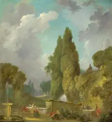 Blindman's Buff, c. 1775/1780. Creator: Jean-Honore Fragonard