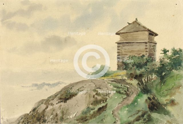 Block House, Alaska, 1887. Creator: Theodore J. Richardson.