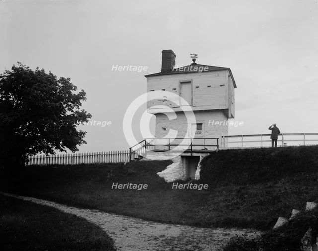 Block house [Fort Mackinac], Mackinac Island, Mich., between 1890 and 1901. Creator: Unknown.