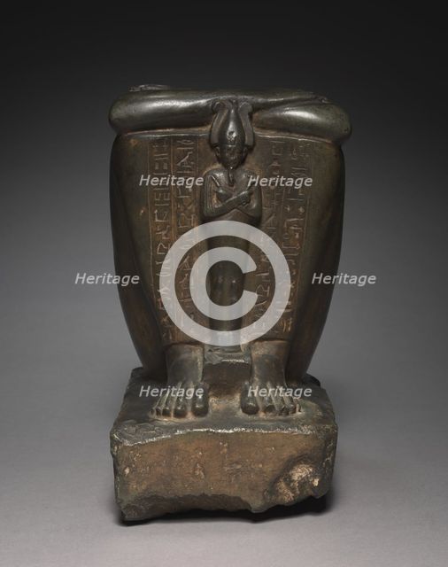 Block Statue of the Royal Acquaintance, Horwedja, 664-525 BC. Creator: Unknown.