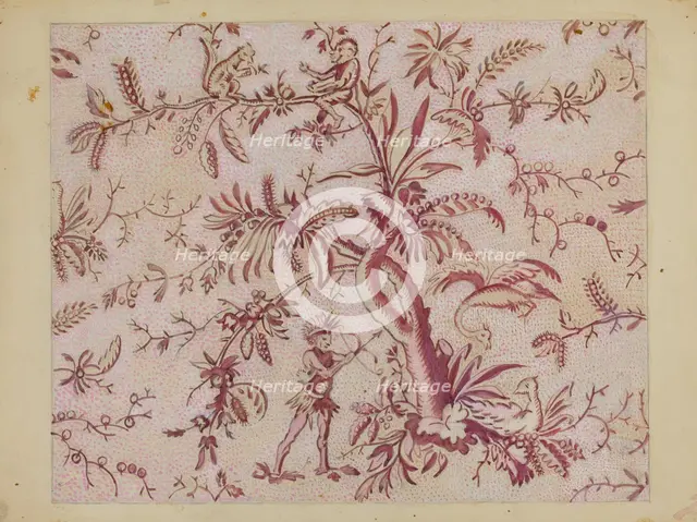 Block Print, c. 1936. Creator: George Loughridge.