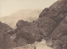 Blocs dans le chaos, St-Sauveur, 1853. Creator: Joseph Vigier