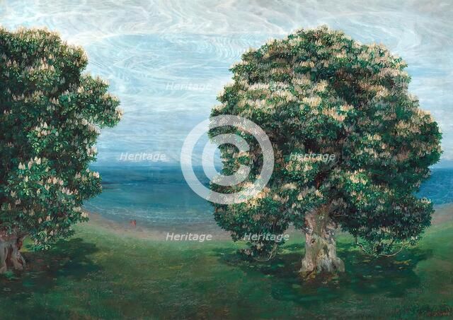 Blooming chestnuts, 1900. Creator: Emil Jakob Schindler.