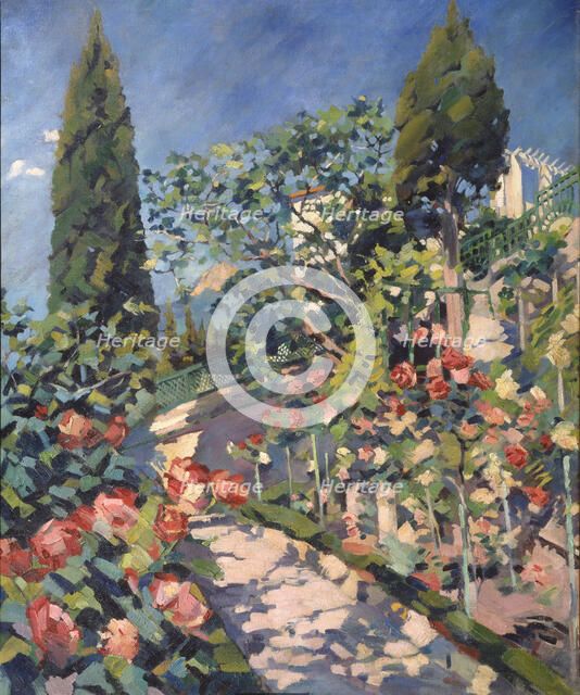 Blooming May, 1915-1918. Artist: Vinogradov, Sergei Arsenyevich (1869-1938)