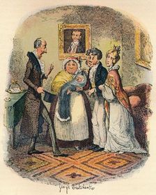 Bloomsbury Christening c1900. Artist: George Cruikshank