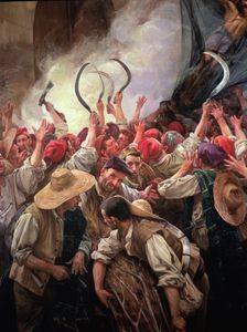 Blood Corpus or Reapers Riots (7 Jun. 1640), oil, 1907