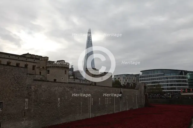 'Blood Swept Lands and Seas of Red', Tower of London, 2014.  Artist: Sheldon Marshall