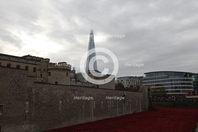 'Blood Swept Lands and Seas of Red', Tower of London, 2014.  Artist: Sheldon Marshall