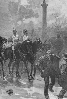 Bloody Sunday London, 1887 (1906). Artist: WB Waller