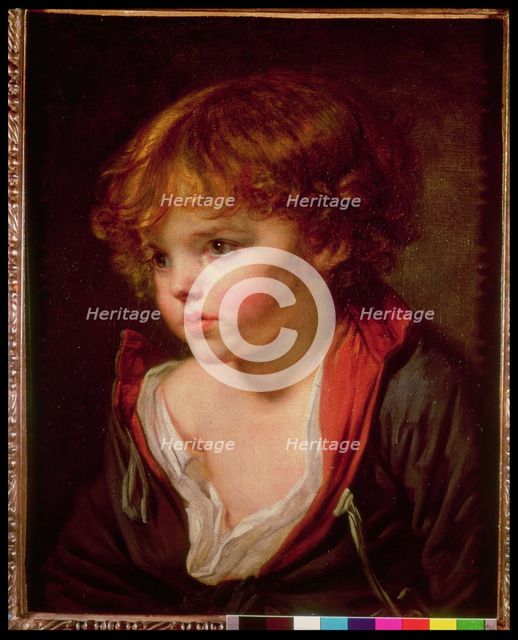  'Blond child with opened shirt' by Jean Baptiste Greuze.