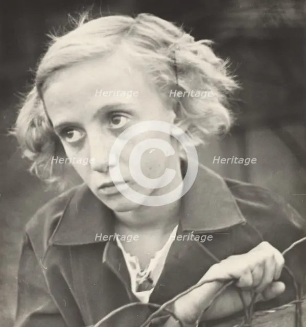 Blonde Girl, about 1935. Creator: Walker Evans.
